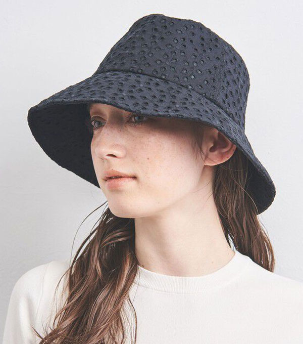 【UNITED ARROWS】コットンレース ハット UV