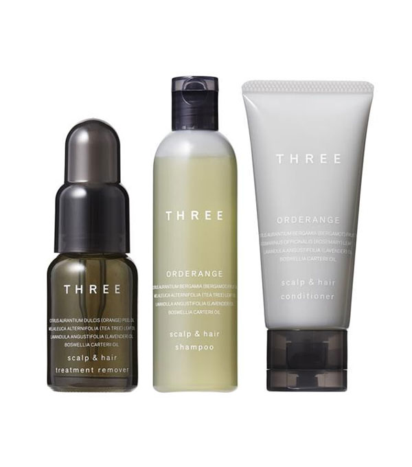 【THREE】スキャルプ＆ヘア トリートメント リムーバー＆オーダレンジ R トライアルキット