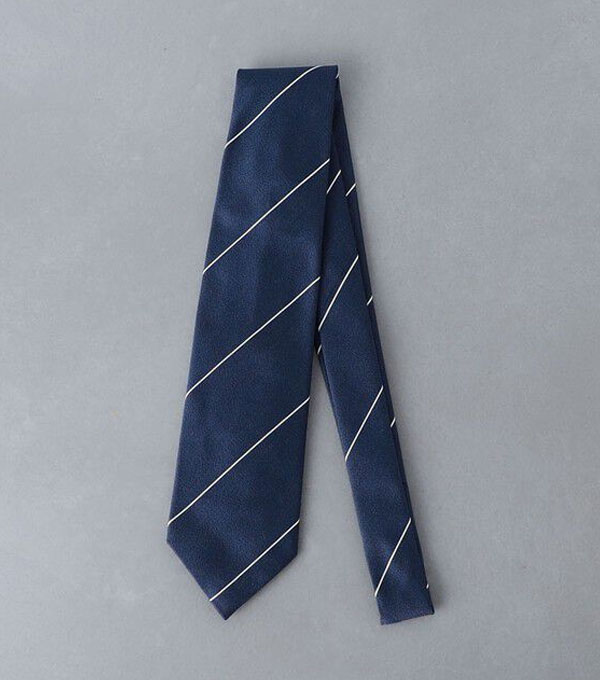 【UNITED ARROWS】ブルー ストライプ ネクタイ
