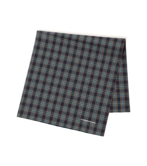 【TOMORROWLAND】コットン チェックハンカチ