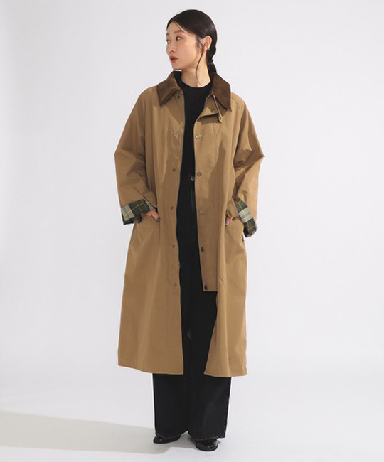 【ビームス　ウィメン】【別注】BARBOUR / BURGHLEY ロングコート