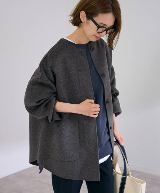 【フレームワーク】《WEB限定追加予約》ハミルトンリバークルーネックコート