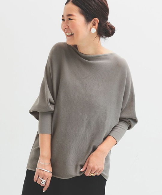 【ビームス　ウィメン】ボートネック レディ ニット.M