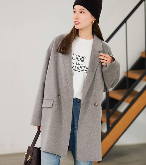 【フレームワーク】ハミルトンリバーテーラードコート 2　グレーA