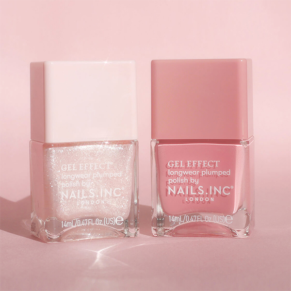 GELEFFECT Love Pink nail polish duo