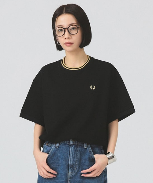 ビームス　ウィメン　【別注】FRED PERRY / リラックスド ピケ Tシャツ