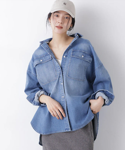 ナノ・ユニバース　Healthy DENIM/別注 Almond Mid Used