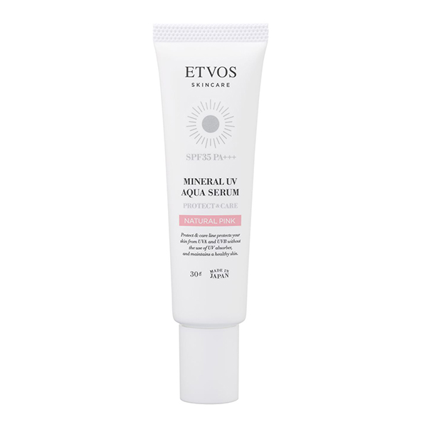 エトヴォス　ミネラルUVアクアセラム　ナチュラルピンク
