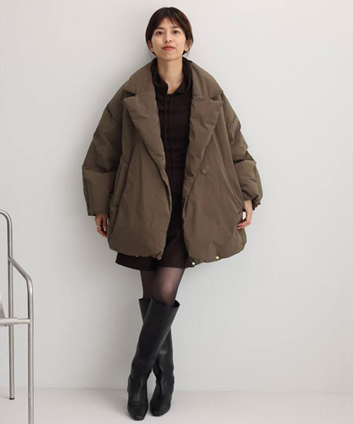 【イエナ】ARTIROSA 撥水テイラーコクーンダウン