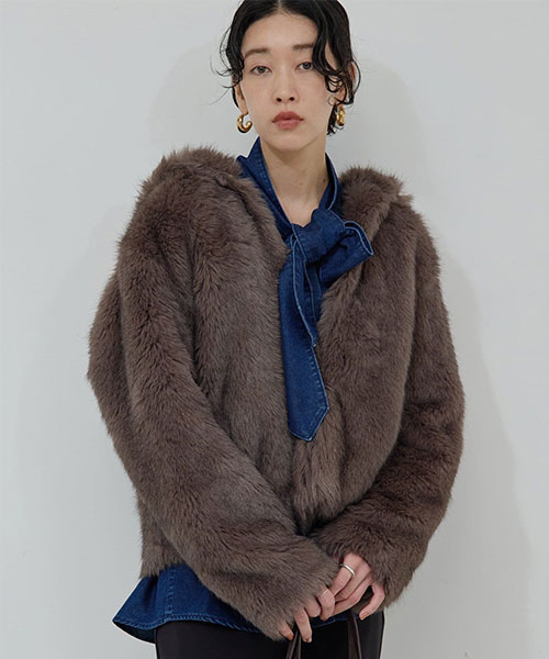 【ガリャルダガランテ】エコファーフーディーブルゾン