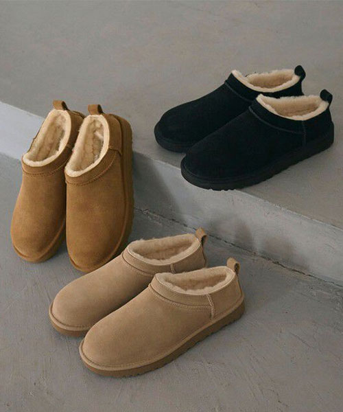 【ビューティーアンドユース　ユナイテッドアローズ】＜UGG＞クラシック マイクロ ショートブーツ/スリッポン