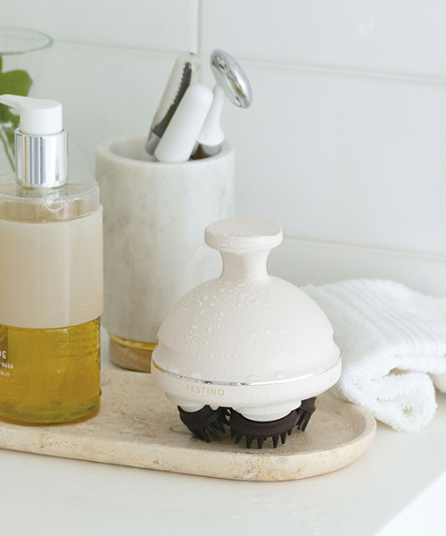 【フェスティノ】フェスティノ 充電式 EMSヘッドスパ プレミア