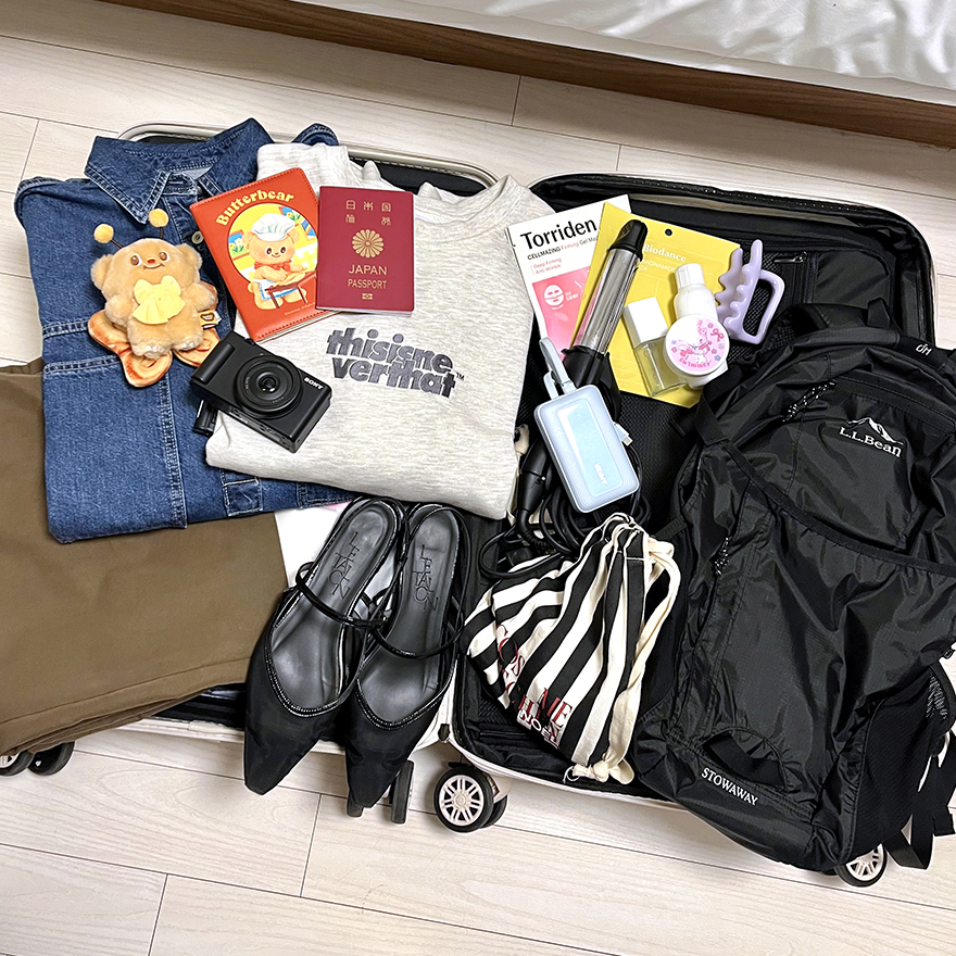 ルミネスタッフのパッキング画像