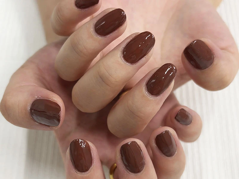 完成したネイルの写真