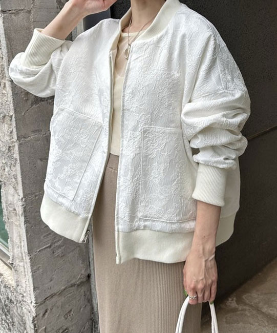 【COLLAGE GALLARDAGALANTE】【Q.anos/キュアノス】【WEB限定】Reversible blouson