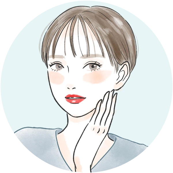 パーソナルカラーがブルべ冬の女性