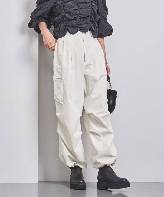 【UNITED ARROWS】フロントジップ カーゴ パンツ