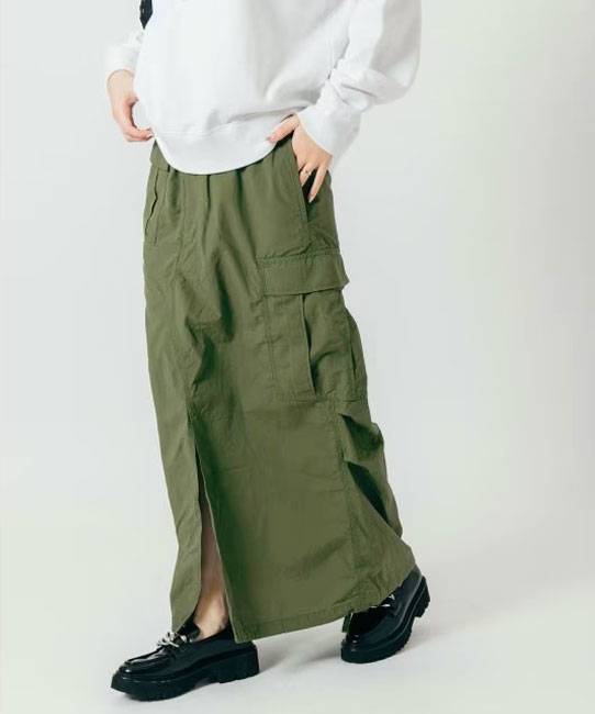 【JOURNAL STANDARD】別注【ARMY TWILL/アーミーツイル】カーゴスリットスカート
