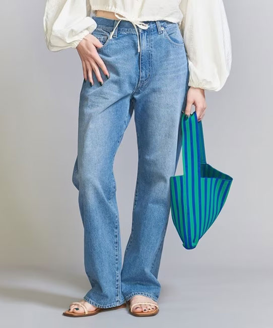 【BEAUTY&YOUTH】【WEB限定】5ポケット ストレートデニムパンツ -ウォッシャブル-