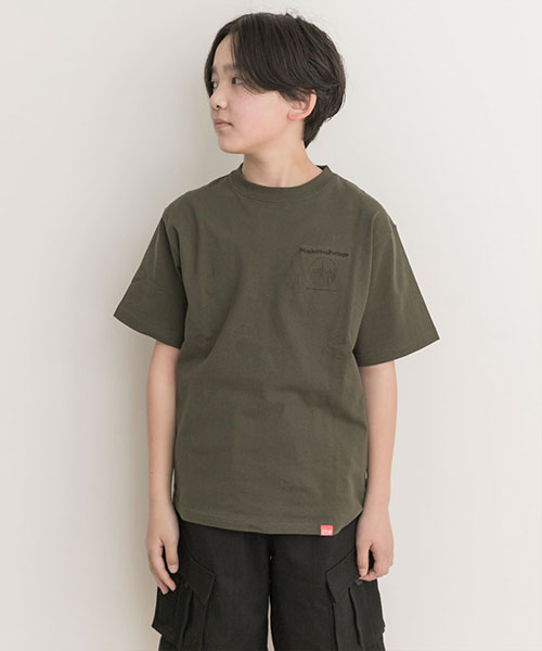 DOORS 『親子リンク』『WEB/一部店舗限定サイズ』『別注』　1ポイント プリントTシャツ(KIDS)