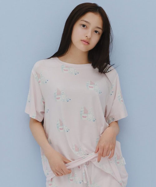 【COOL】しろくま柄Tシャツ
