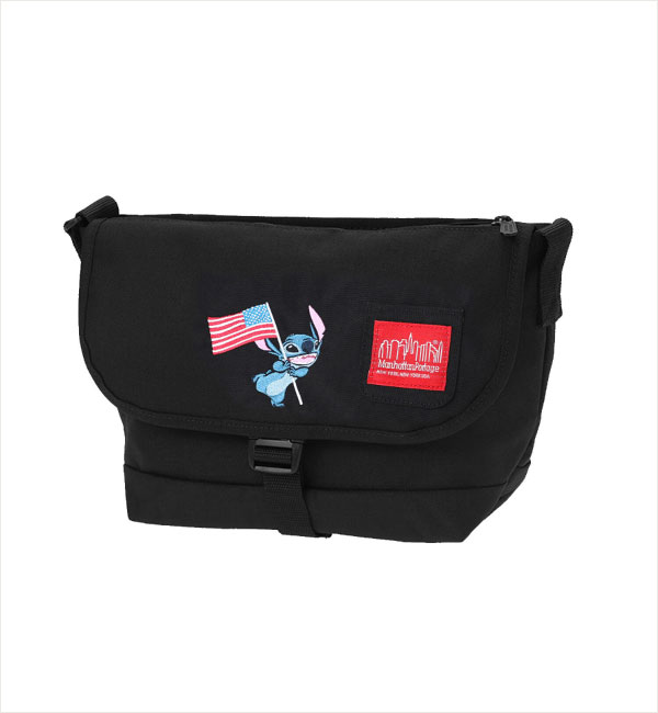 NYLON MESSENGER BAG JR (SM) FZP 500D CORDURA/STITCH
