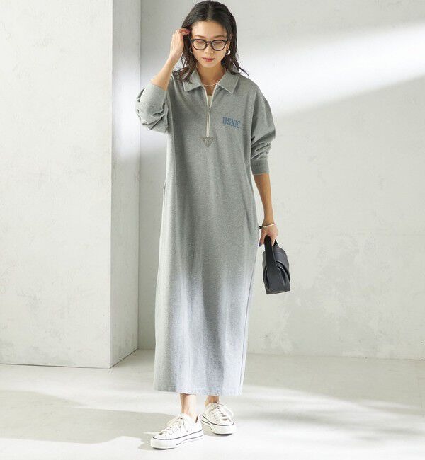 NINE CASE:〈洗濯機可能〉裏毛 スウェット ワンピース