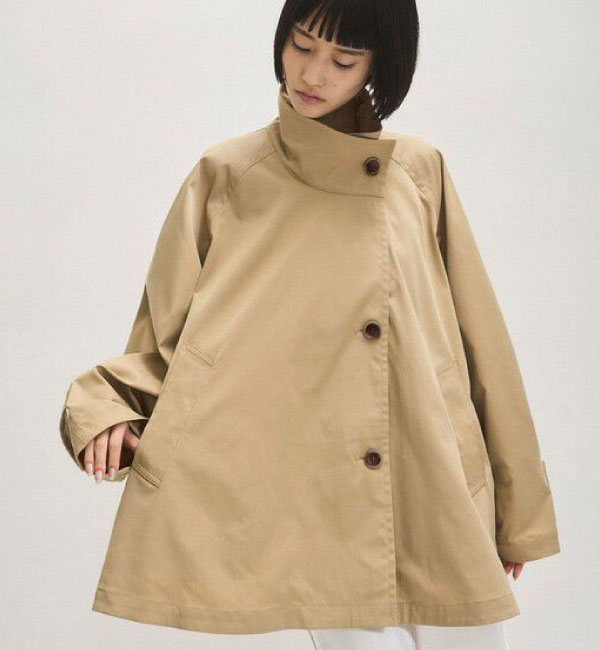 フレアーミドルトレンチコート