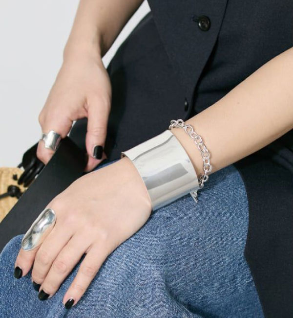 【V'ESSENCEヴェッセンス】WIDE BANGLE：バングル