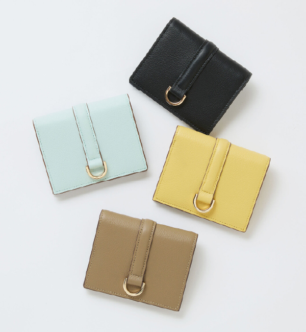 【TREASURE TOPKAPI】ソフトレザー ベルトデザイン 二つ折り財布