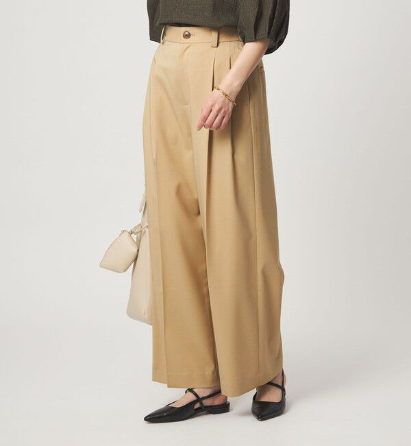 ［size SHORT/TALLあり］ツイル イージー ワイド パンツ
