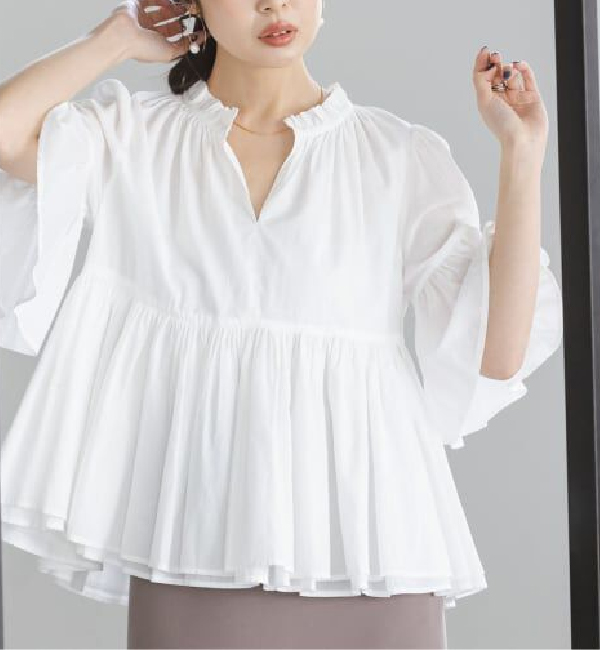 《NOBLE別注・予約》MARIHA/マリハ 星明かりのブラウス