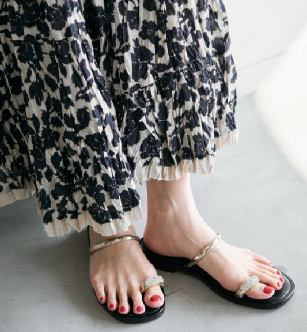 NICOLAS LAINAS/ニコラスライナス bijou sandale サンダル