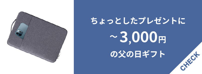 3,000円以内で買える父の日ギフト
