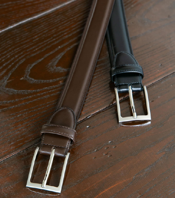 【URBAN RESEARCH】LIFE STYLE TAILOR　水染めアニリンレザーベルト