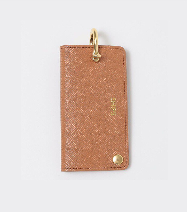 【SHIPS】【WEB限定】SHIPS:【SAFFIANO LEATHER】シャックル 2トーン キーケース