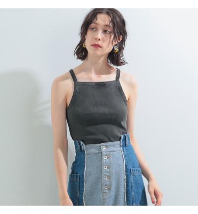 Ray BEAMS High Basic / スクエアネック キャミソール