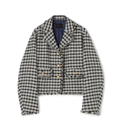 【WEB先行予約】クロレギンガムチェック ショートジャケット