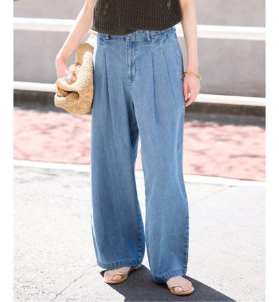 IENA/《WEB限定/追加4予約》LEDENIM TUCK TROUSER