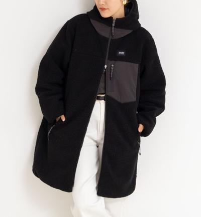 NOLLEY’S/◇【WEB限定】【TAION/タイオン】別注ボア×ダウンフードコート(リバーシブル)